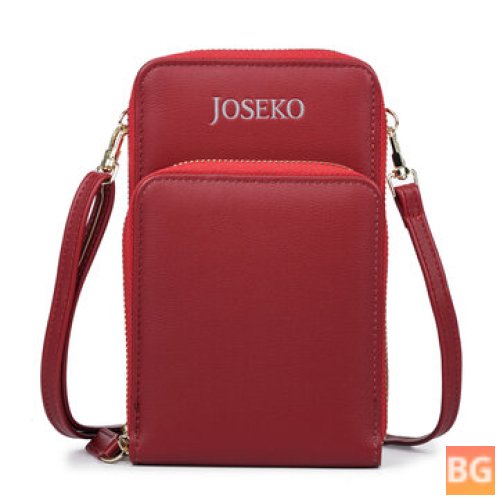 Women's Artificial Leather Casual Crossbody Bag - Large Capacity