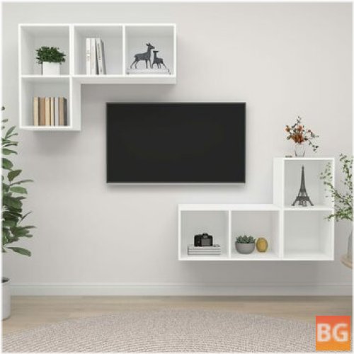 TV Cabinets - 4 pcs White