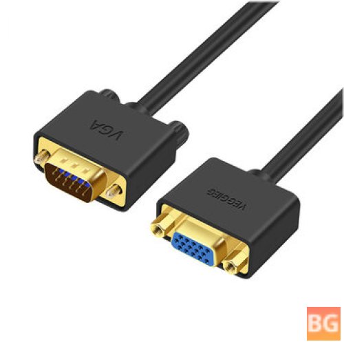 1080P TV Cable with Male and Female Connectors - 5m