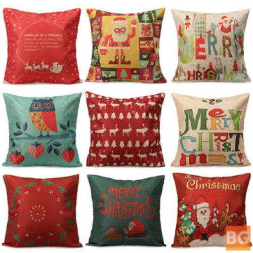 Pillow Case for Santa Claus - Square Cushion Cover
