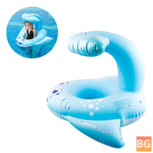 Blue Whale Water Toy - Float Seat Chair with Water Pool
