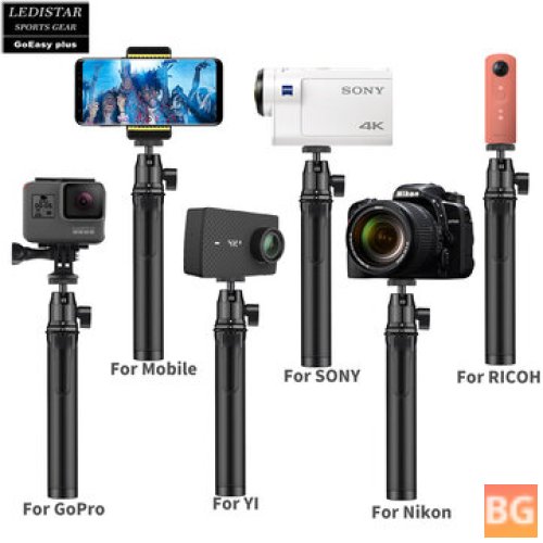 Tripod for Smartphone with Bracket and Camera Mount