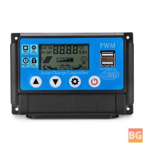 10/20/30/40/50A MPPT Solar Controller - LCD Solar Charge Controller