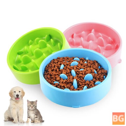 Slow Eating Pet Bowl for Cats - Design for Dogs