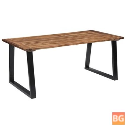 Dining Table - Solid Acacia Wood 70.9