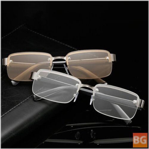 Titanium Glasses for Men - Presbyopic Hyperopia