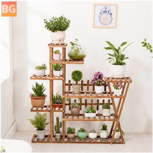Wooden Flower Display Stand