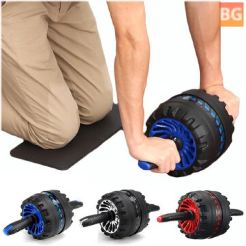 Fitness Wheel with Kneed Pad and AB Muscle Training Equipment