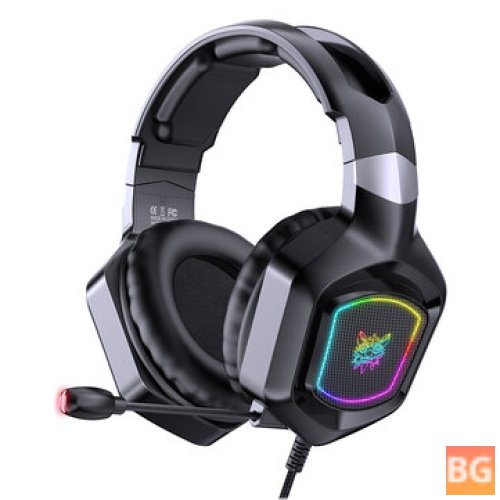 Onikuma X8 Gaming Headset with Premium Noise Cancelling Mic and RGB Lighting