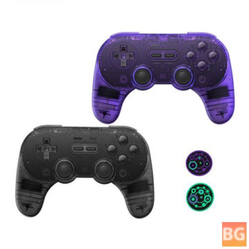 8Bitdo Pro 2 Bluetooth Gamepad with Back Key for Switch, PC, Android, and Steam