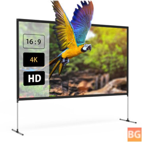 BlitzWolf® 4K Projector Screen with Stable Stand