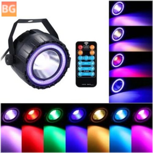 ARILUX® 15W RGB LED Stage Light with Remote Control and Sound Activation for Christmas