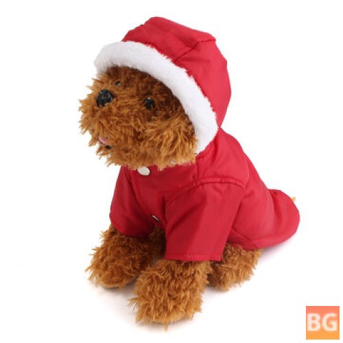 Dog warm coat for winter clothes - Hoodie and Costume