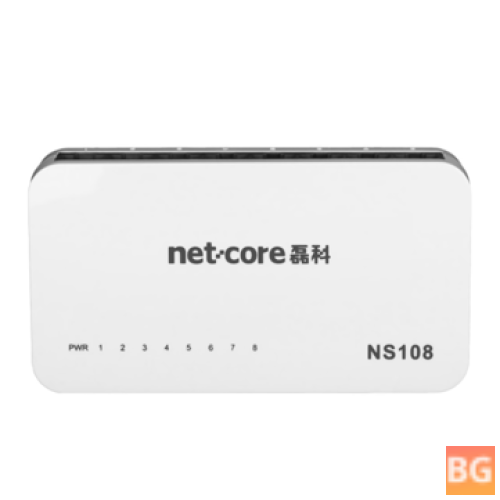 Netcore 8-Port Ethernet Switch for Home and Small Office