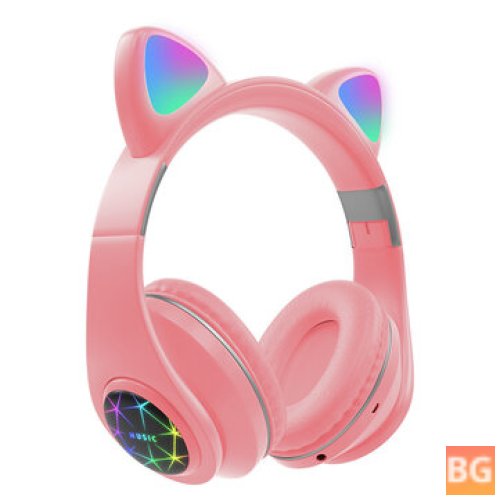 Bluetooth Headset with Mic for Bakeey M2 Cut Cat Ear Headphones