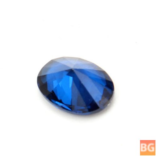 Jewelry Making Supplies - Oval Blue Gemstone