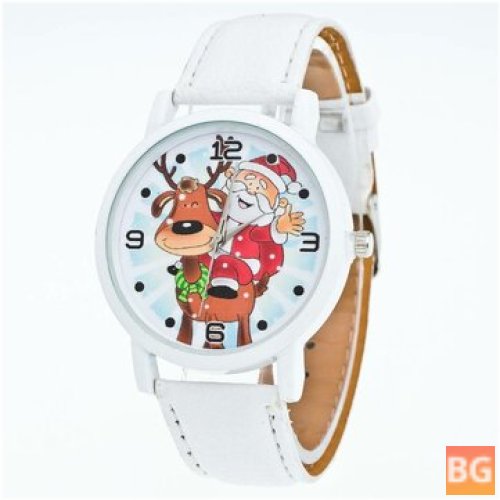 Watch with Santa Claus Pattern - Cute