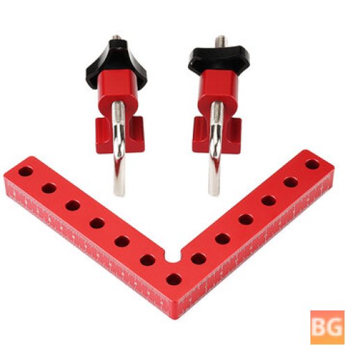 Woodworking Tools - Drillpro - L-Shaped Auxiliary Fixture Splicing Board Positioning Panel Fixed Clip Carpenter Square Ruler - Woodworking Tool