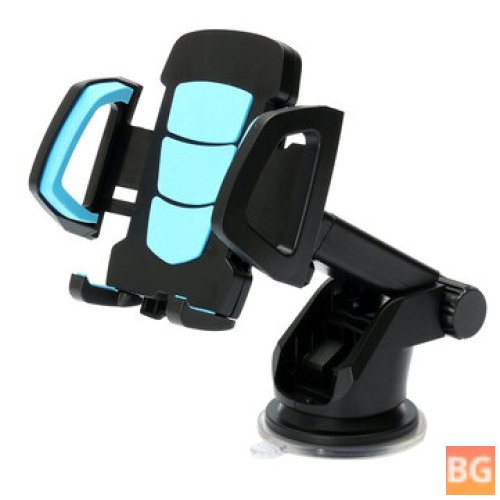 360-Degree Rotation Car Phone Holder with Suction Cup and Bracket
