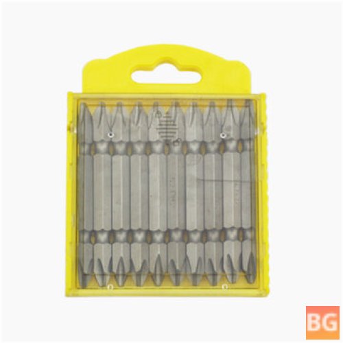 Electric Screwdriver Bits - S2 Alloy Steel - Magnetic - Double-ended