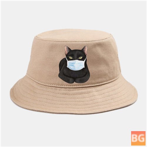 Cotton Quarantined Bucket Hat for Cats