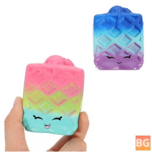 Waffle Squishy 6.5*3.5cm - Soft Collection Toy