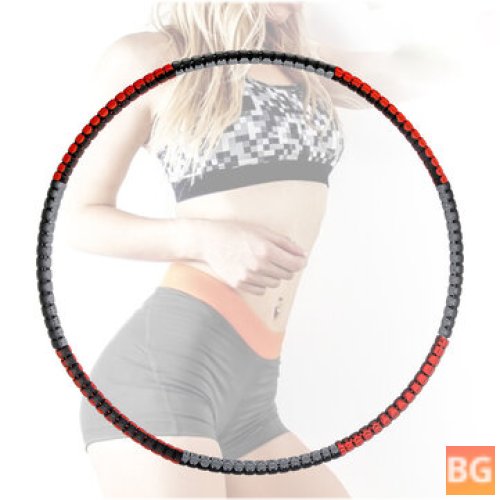85cm Fitness Sport Hoops - 8 Section Removable SlimmingHoops Exercise Yoga Bodybuilding Equipment Home Gym