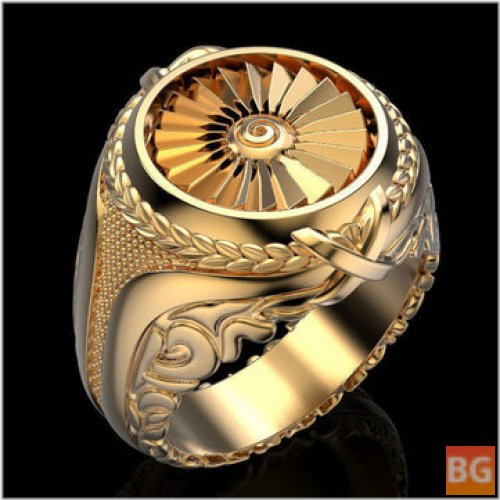 Punk Ring with Alloy Metal