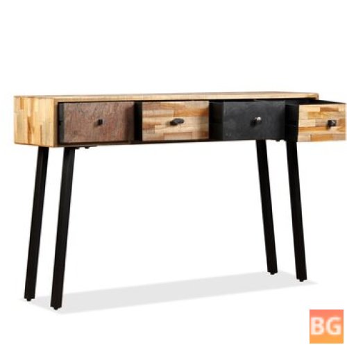 Teak Console Table - Solid - 47.2