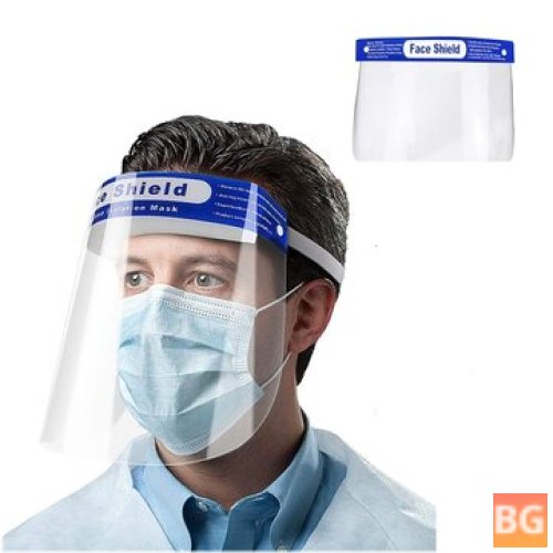 10PCS/PACK Disposable Safety Face Shields - Reusable Full Transparent Face Mask