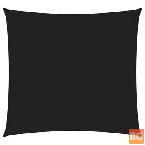 Zonnescherm 6x6 m oxford stof in zwart