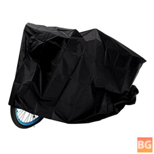 Motorcycle Motor Mobility Scooter Storage Rain Cover - Black