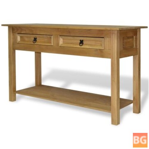 Console table - Mexican pine - Corona style - 90x34.5x73 cm