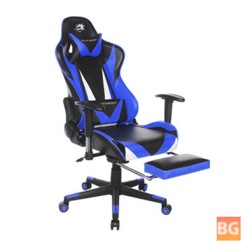 BlitzWolf® Gaming Chair - Blue, Ergonomic, Adjustable