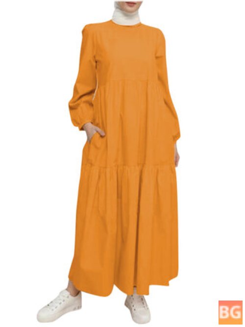 Layered Abaya Kaftan Dress