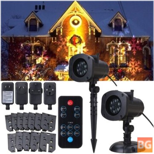 Remote Stage Light with 4W LED - Christmas, Halloween, Spring, Summer