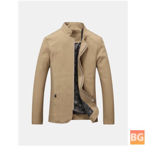 Jacket for Men's Fashion Business Stand
