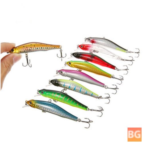 ZANLURE 1pc Angler's Magnet Minnow Fishing Lure with 3D Eyes - Sea Fishing