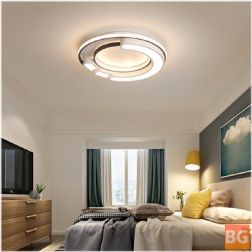 LED Ceiling Light - Geometric Round