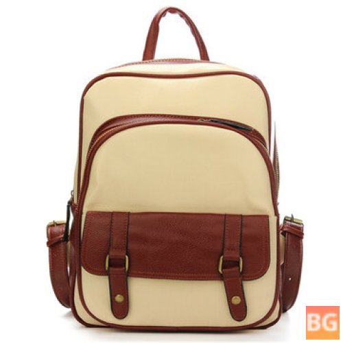 Women's Backpack with Shoulder Strap and PU Leather