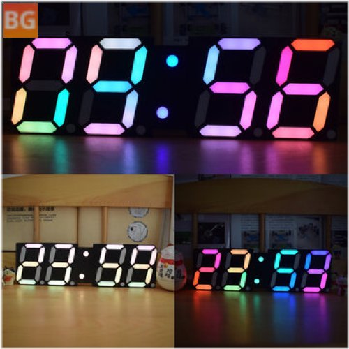 Rainbow LED Clock