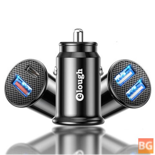 40W Dual Port USB PD Car Charger with Fast Charging for Multiple Devices