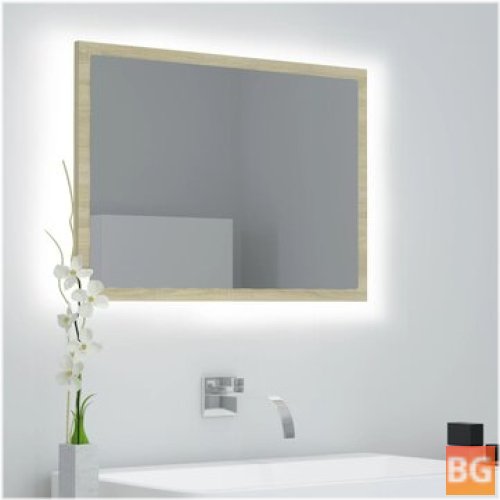 Sonoma Oak Bathroom Mirror - 23.6