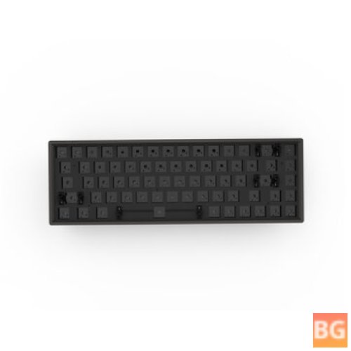 GAMAKAY CK68 Keyboard - Customized Kit - 68 Keys - Triple Mode RGB - Hot Swappable 3pin/5pin Switch - 65% Programmable - Wired - Bluetooth 5.0 - 2.4GHz Keyboard Kit - NKRO PCB Mounting Plate Case
