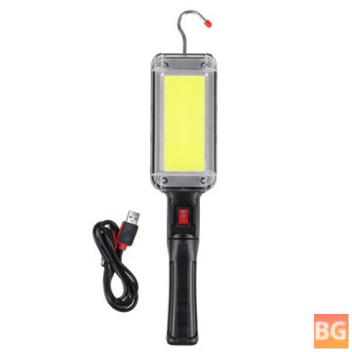 MAGNETIC CAMPING LAMP - Rechargeable LED Work Light - Hook