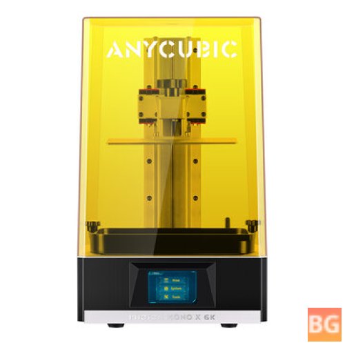 Anycubic Monochrome X 6K SLA LCD Monochrome UV Resin 3D Printer 9.25 Inch Screen 197*122*245mm