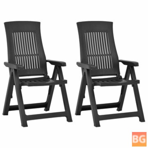2-Piece Garden Reclining Chairs