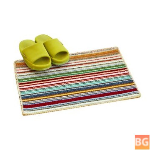 Colorful Anti-Slip Door Mat with High Water Absorption