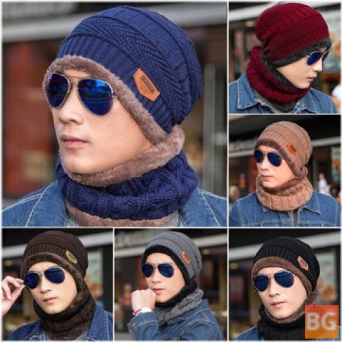 Beanie Cap and Scarf Set for Women