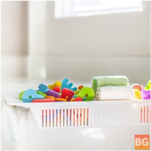 Kids Bathtub Toy Organizer with Retractable Holder